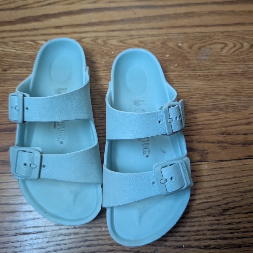Birkenstock Kids Light Blue Double Strap Sandals